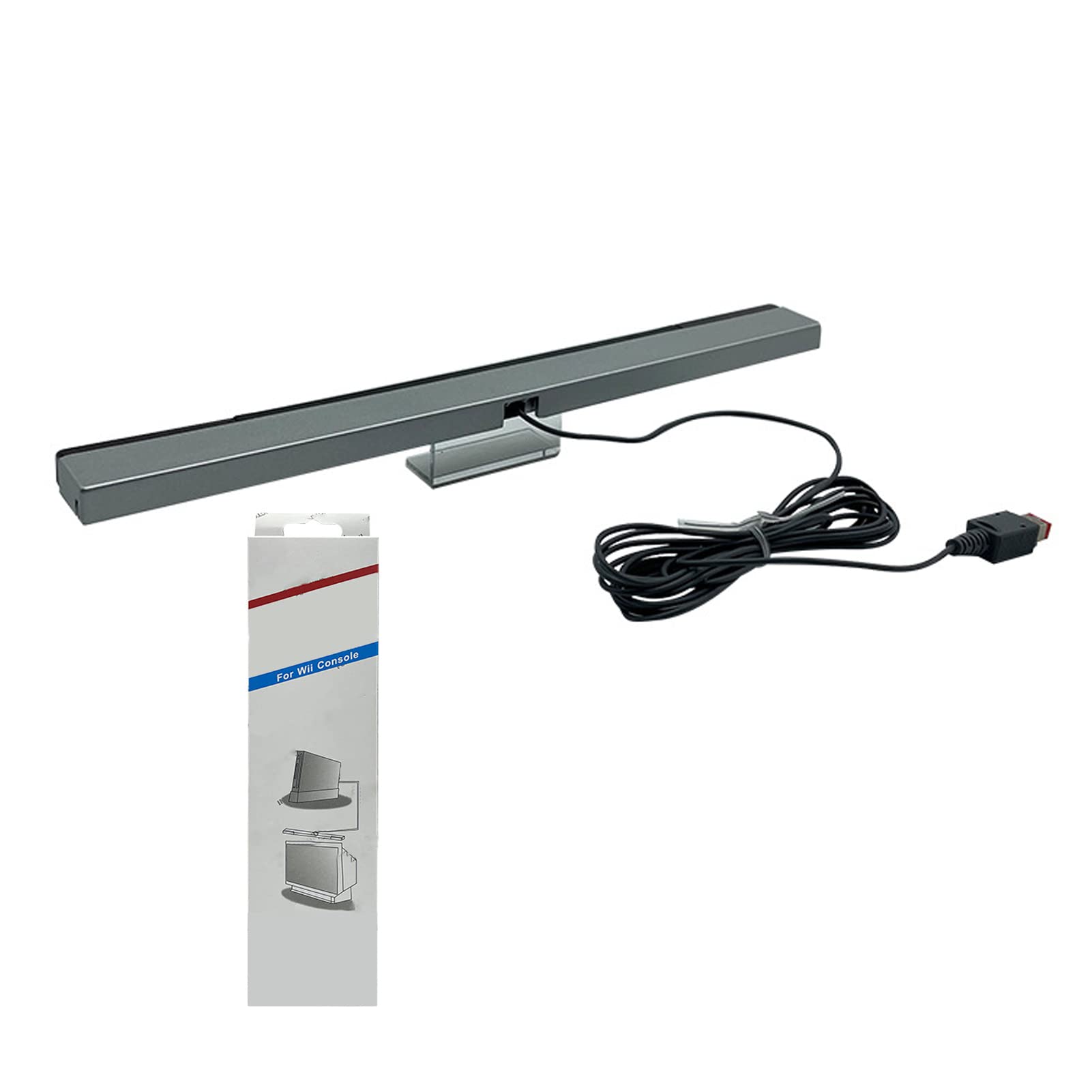 Ricevitore Cablato per , Ricevitore a Barra Sensore a Infrarossi Cablato Sostitutivo per U Motion Plus Console