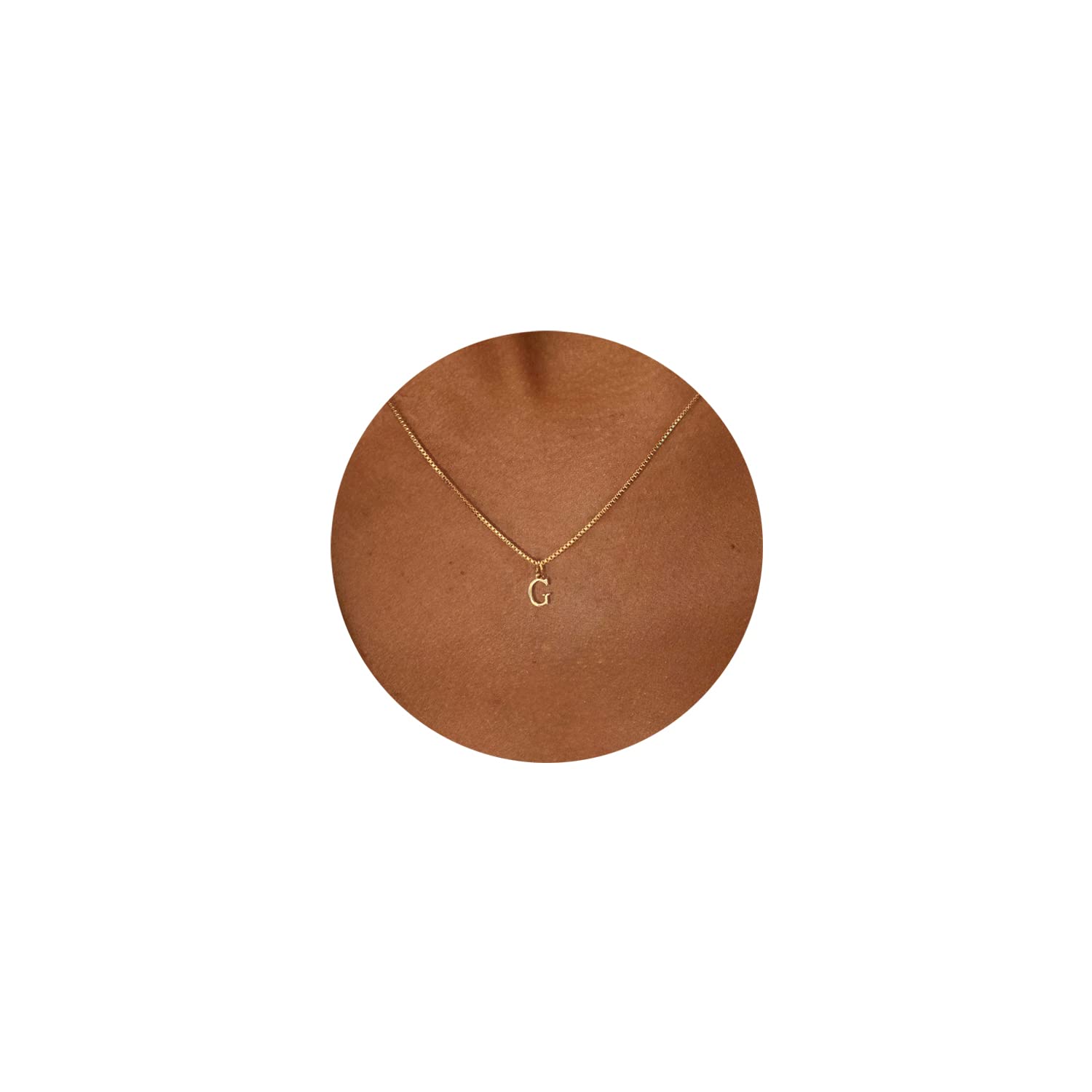 Small Letter Necklace,Dainty 14K Gold Plated Personalized Tiny Initial Pendant Necklace Small Initial Necklaces for Women Girls