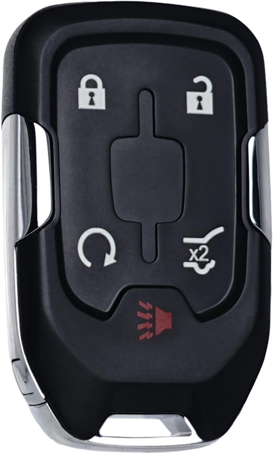 Key Fob Replacement Fits for GMC Acadia 2017 2018 2019 2020 2021 Push Start 5 Button Smart Proximity Keyless Entry Remote Start Control 13508275 HYQ1EA Self-Programmable