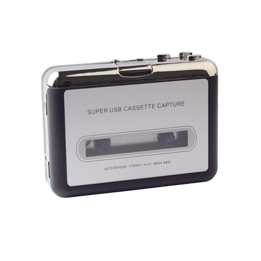 Tobo USB Cassette-to-MP3 Converter Capture, Stereo Recording Audio Super USB Portable Cassette/Tape to PC MP3 Switcher Converter with Earphone-(TD-148CA-11)-image-5