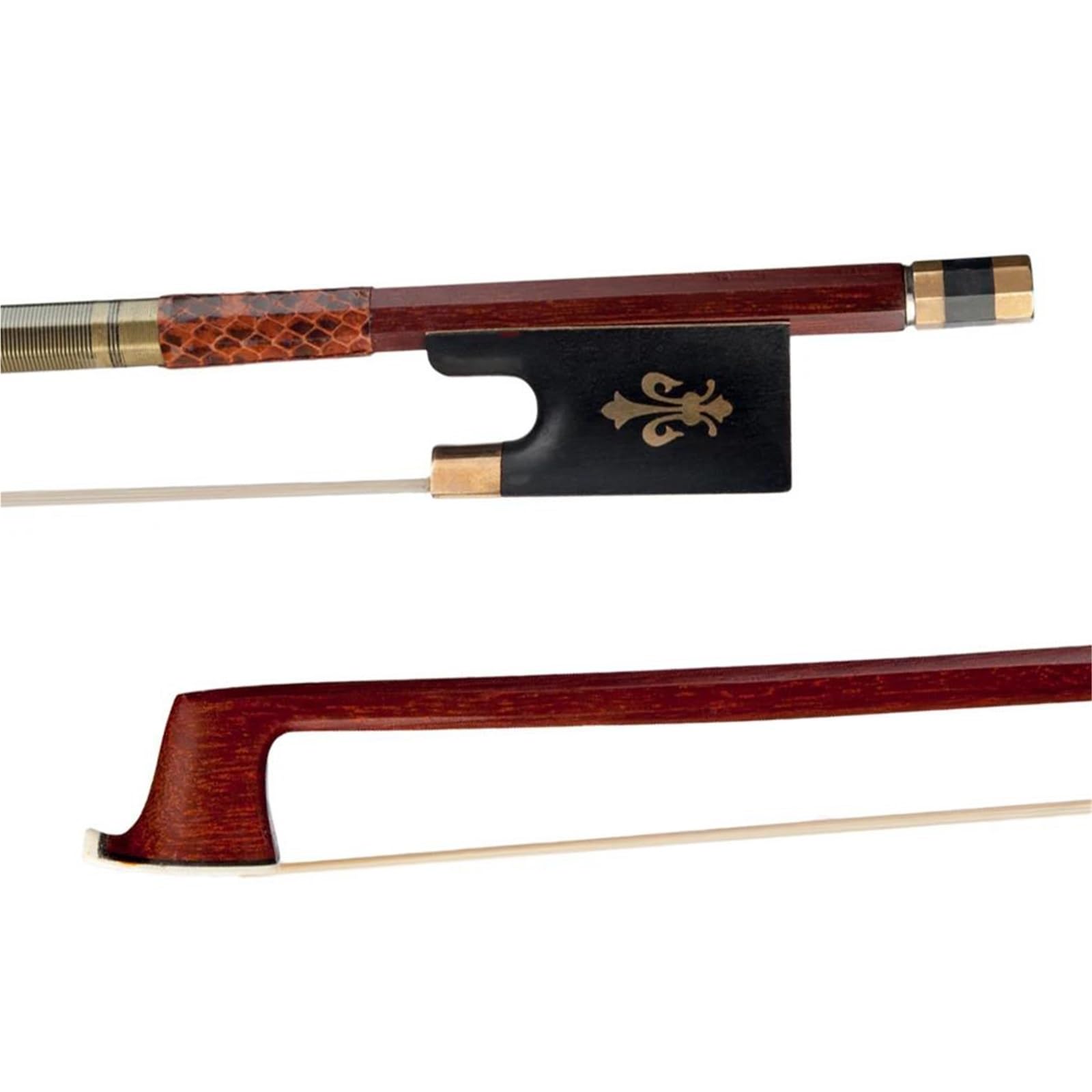 Musikliebhaber Geigenbogen Achteckiger 4/4 Violinbogen Aus Brasilianischem Holz Mit Ebenholzfrosch Professionelle Leistung Schnelle Reaktion
