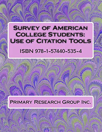 Survey of American College Students: Use of Citation Tools