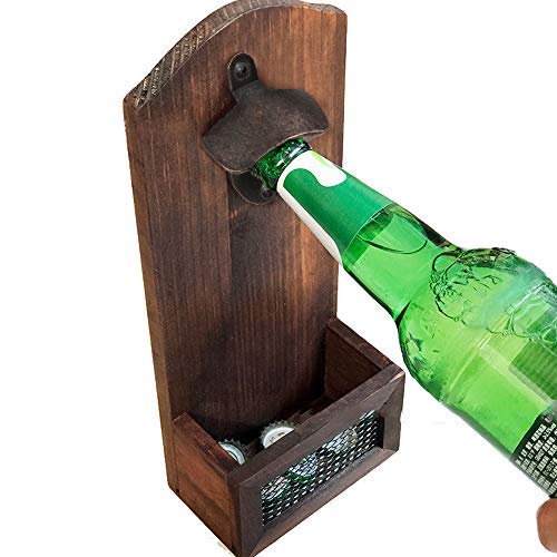 Bottle Opener Wall Mounted 10 Pack Rustic Beer Opener Set Vintage Look With Mounting Screws For Kitchen Cafe Bars #TOP5