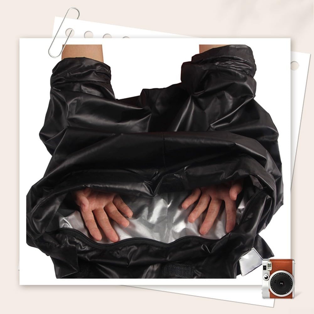 Borsa spaziosa e leggera per camera oscura, perfetta per lo sviluppo e il caricamento di pellicole (nero M)