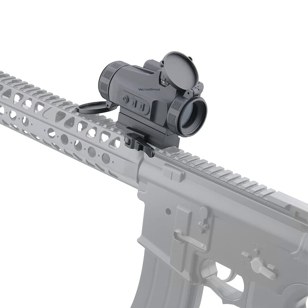 Vector Optics Nautilus 1x30 Tactical Red Dot Scope Sight with Auto Light Sensor & Manual Control, Red Illuminated Reticle, Equipped with Picatinny QD Mount Base, 11 Levels of Illumination