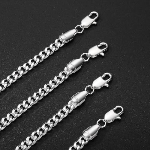 Pulsera de plata esterlina S925 para hombre 5.5mm miniatura 6