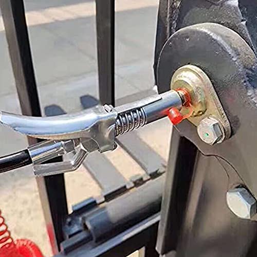 12000 PSI Lock Vetkoppeling Snelsluiting,Krachtige Vetnippel met Dubbele Greep Snelsluiting,Snelsluiting Geïntegreerde Hogedruk Vetkoppeling,Geschikt Voor alle Vetpersen 1/8 inch NPT Vet-G(Zilver) - Image 8