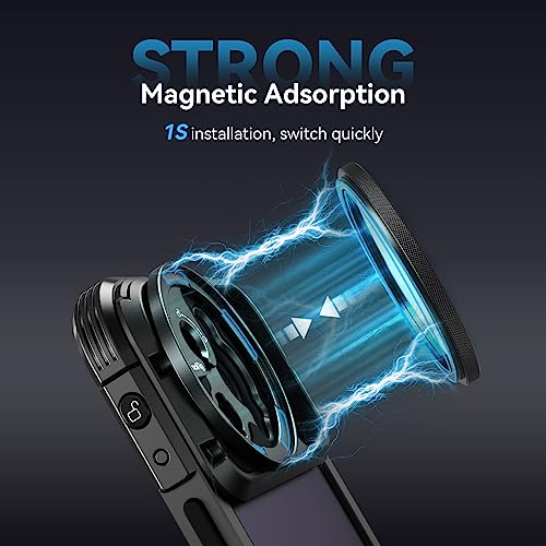 SMALLRIG 52mm Magnetic Black Diffusion 1/4 Filter Mist Dream Cinematic Effect Filter HD Optical Glass 28 Layers Multi Nano Coated for Portrait Photography/Video/Vlog - Image 2