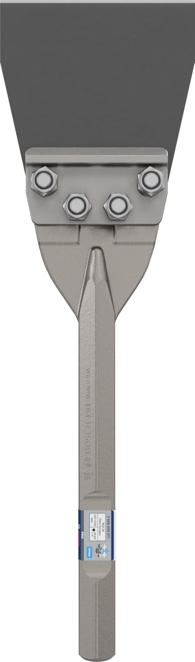 Bosch 1x Raschietto per pavimenti PRO HEX 28 (per Piastrelle, Moquette, 510 x 152 mm, Professional Accessorio Sezionatori)