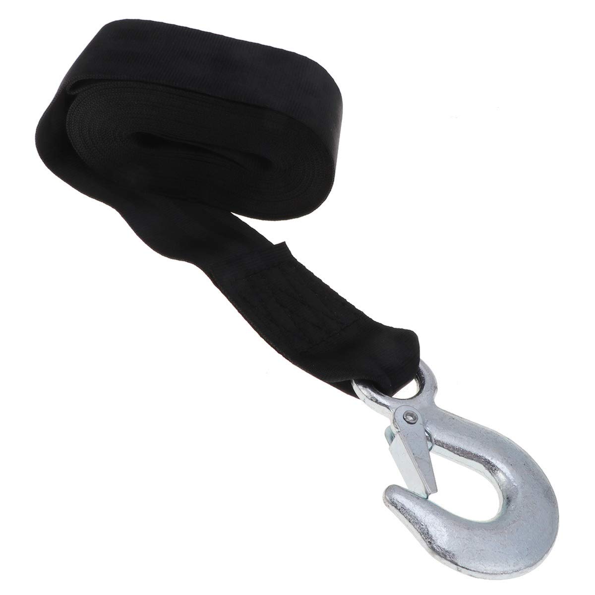 Cuerda de Remolque, Cuerda de Remolque de 6 M, Nylon, Carreras de Alta Resistencia, Gancho de Remolque Negro, Juego de cinturón de Remolque Deportivo, Cuerda de Remolque para automóvil para Parachoq