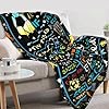 Soccer Blanket Gifts Stuff Soft Flannel Throw Blankets Lightweight Bedding for Soccer Gifts for Girls Boys Kids Adults Sports Ball Lover 50"X40" #5