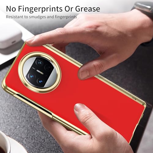 Coque Huawei Mate X3 rouge pliable style urbain