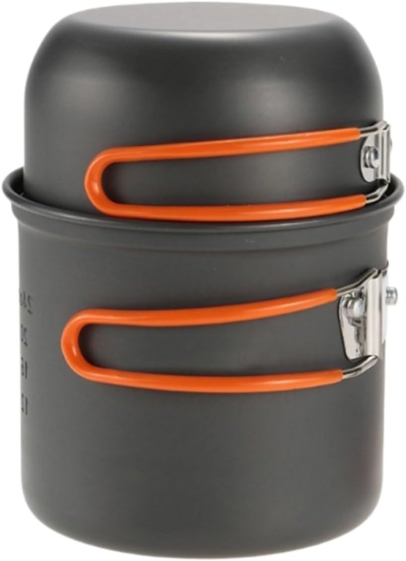 Camping Campfire Utensils, Outdoor Camping Cooking Portable Compact Picnic BBQ Cutlery Cookware Set Backpacking Gear
