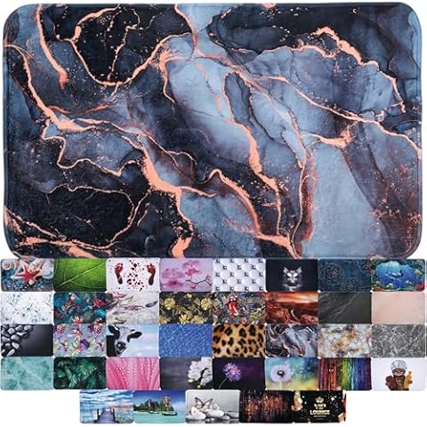 Sanilo Marble Abstract Non-Slip Bath Rug Cover