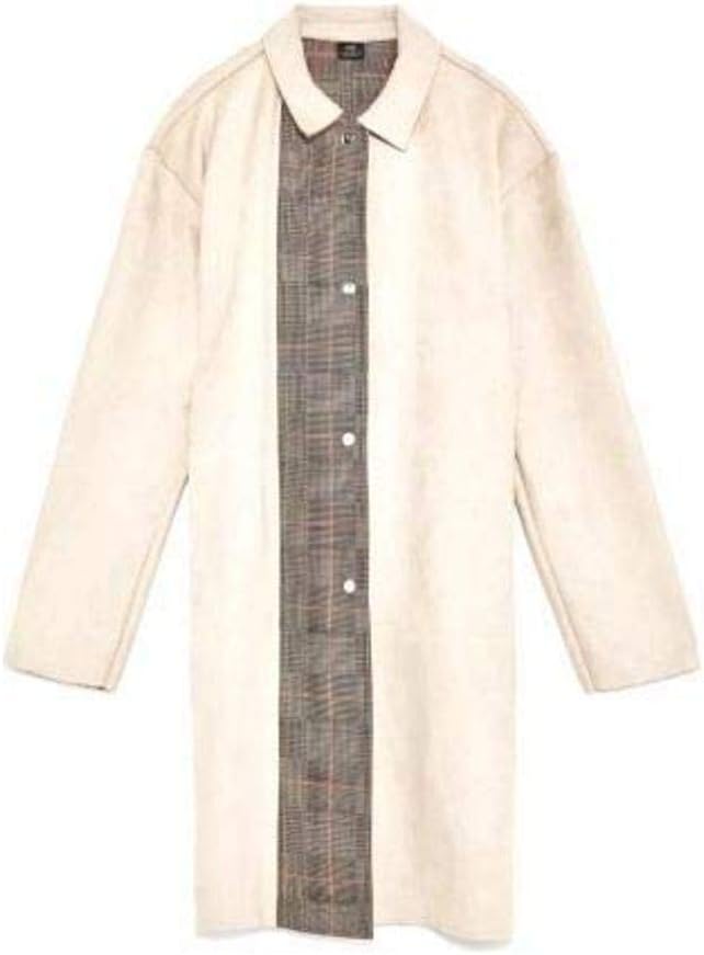 Buy Zara Women's Plaid Beige Trench Coat Online Ghana Ubuy