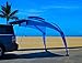 Eurow Tail Gator Sunshade Portable Vehicle Canopy, 8x8 FT SUV Liftgate Shade Tent for Tailgating, Beach, or Outdoor Events, Waterproof Shelter with Fiberglass Frame, Carry Bag & Accessories Included