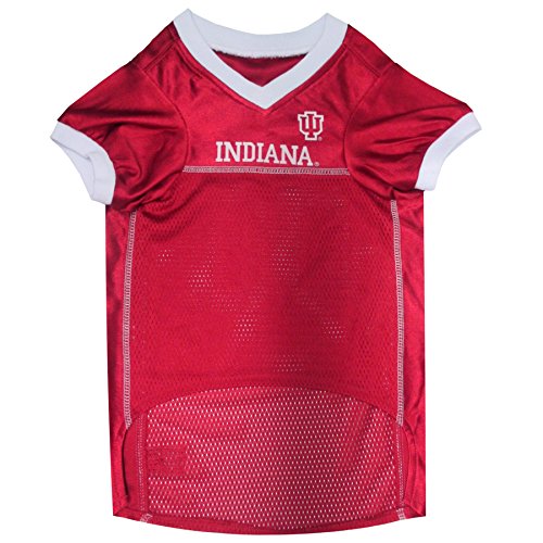 Image of Pets First Collegiate Indiana Hoosiers Dog Mesh Jersey, Medium
