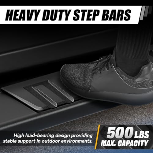 Estribos laterales para Chevy Silverado y GMC Sierra 2007-2019 miniatura 4