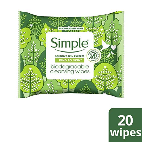 Simple Kind To Skin, Biodegradable Cleansing Make Up Remover Face Wipes For Women, Perfect for Sensitive Skin 1 Months Supply (6 Packs Of 20 Wipes) - Image 4