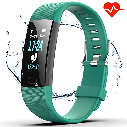 Fitness Tracker HR, Y1 Activity Tracker Watch with Heart Rate Monitor, Pedometer IP67