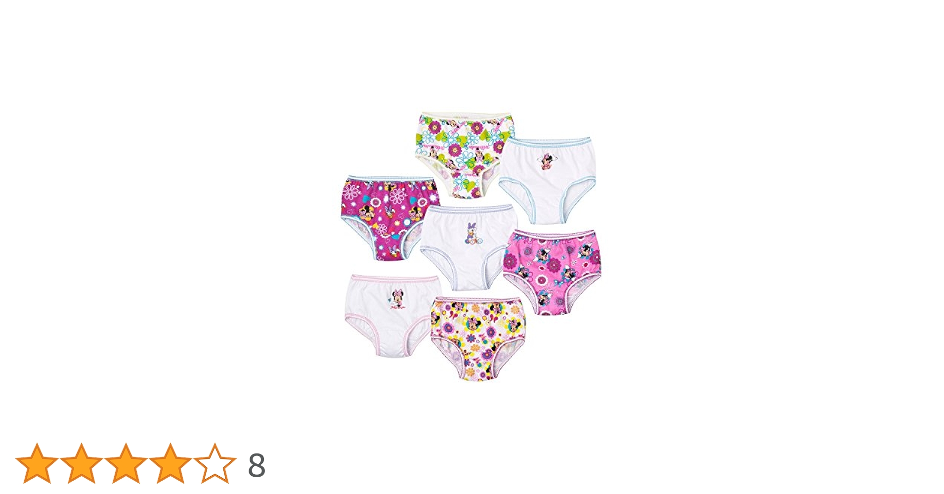 Disney　ディズニー　ミニーマウス　女の子　パンツ　ショーツ7枚セット　並行輸入品 (2T/3T) Amazon.co.jp: Disney ディズニー ミニーマウス 女の子 パンツ