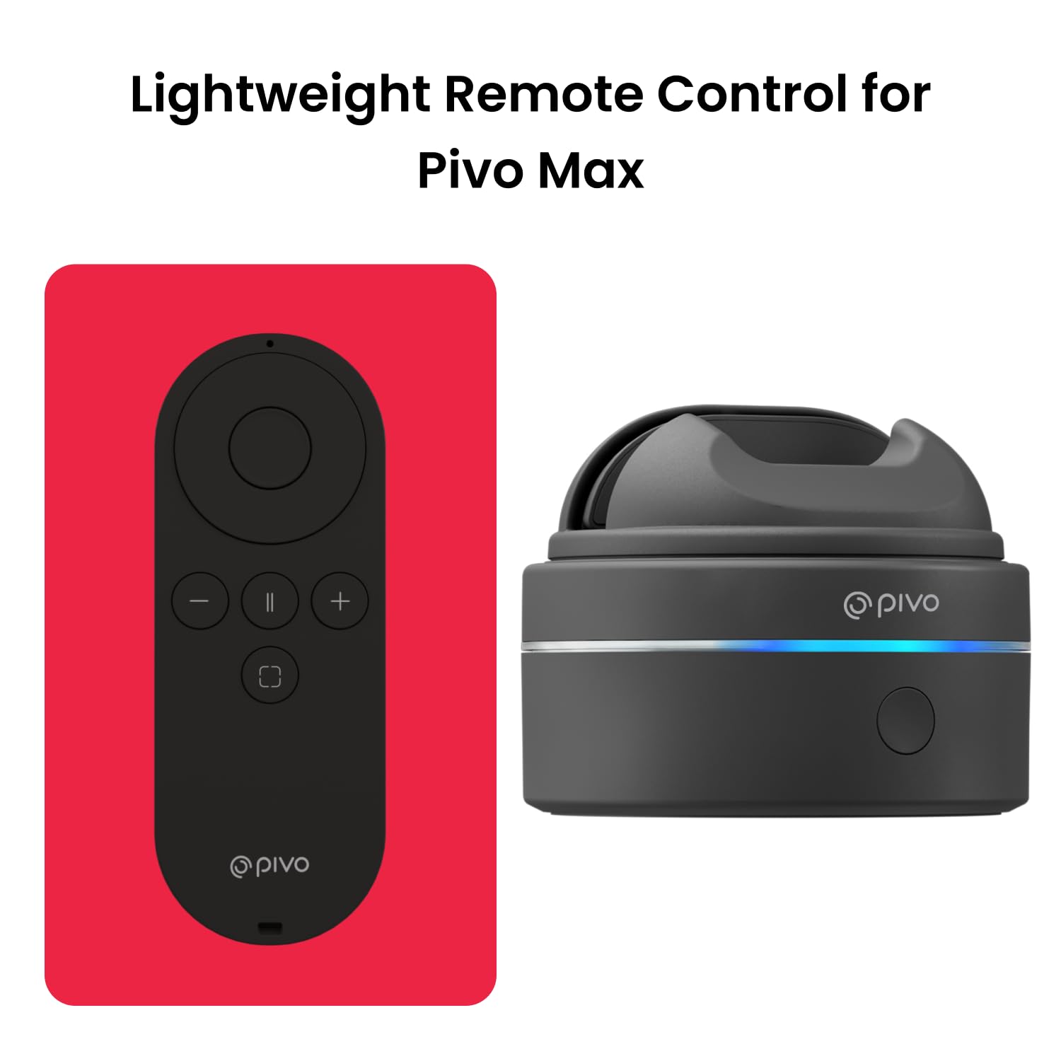 Pivo pod 自動雲台 Pivo Pod Red - スマホ用電動雲台 - 室内 自動追尾 撮影 顔や体