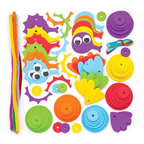 Baker Ross AW679 Steekknutselsets"zeepaardjes" (verpakking van 6) knutselplezier voor kinderen, cadeautjes en activiteiten, meerkleurig - Image 8