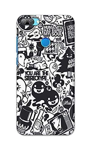 Image of Printed Hard Back Cover Case for Honor 9N Back Cover (Mixed Cartoon) -1302