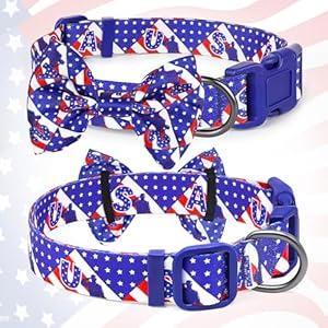American-Flag-Dog-Collar-Ayaseen-Dog-Collar-with-Bow-US-Flag-Pattern-Star-StripesPatriotic-4th-of-July-Dog-Collar-Red-White-and-Blue-Dog-Collar-Adjustable-for-Small-Medium-Large-Dogs-M - Cucciolini Doodles   American-Flag-Dog-Collar-Ayaseen-Dog-Collar-with-Bow-US-Flag-Pattern-Star-StripesPatriotic-4th-of-July-Dog-Collar-Red-White-and-Blue-Dog-Collar-Adjustable-for-Small-Medium-Large-Dogs-M