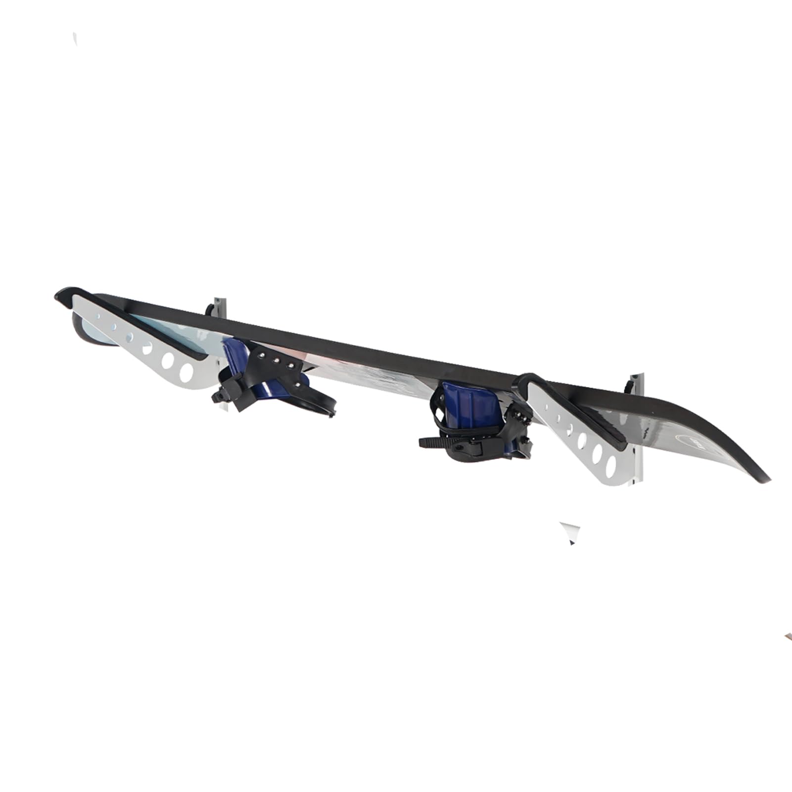 Snowboard Wall Racks, Adjustable Storage Rack for Ski, Surfboard, Wakeboard, Snowboard Wall Mount Display, White