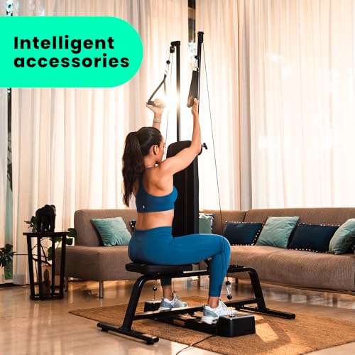 Image of Portl Ultra Gym-Ultimate Combo | All-in-One Smart Home Gym | Upto 70 kgs of Digital Weights | 150 + Exercises | Full Body Workout | Compact Multipurpose Fitness Equipment | Strength Training System