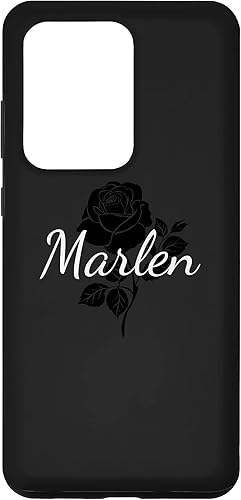 Galaxy S20 Ultra Marlen - Funda personalizada para teléfono rosa negra personalizada gris