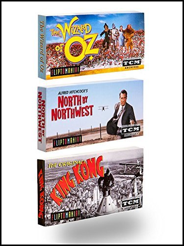 FliptomaniaClassic Movies Flipbook 3-Pack: Wizard Of Oz, North By Northwest, King Kong (Original)