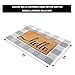 KIMODE Fall Door Mat Buffalo Plaid Outdoor Rug 24