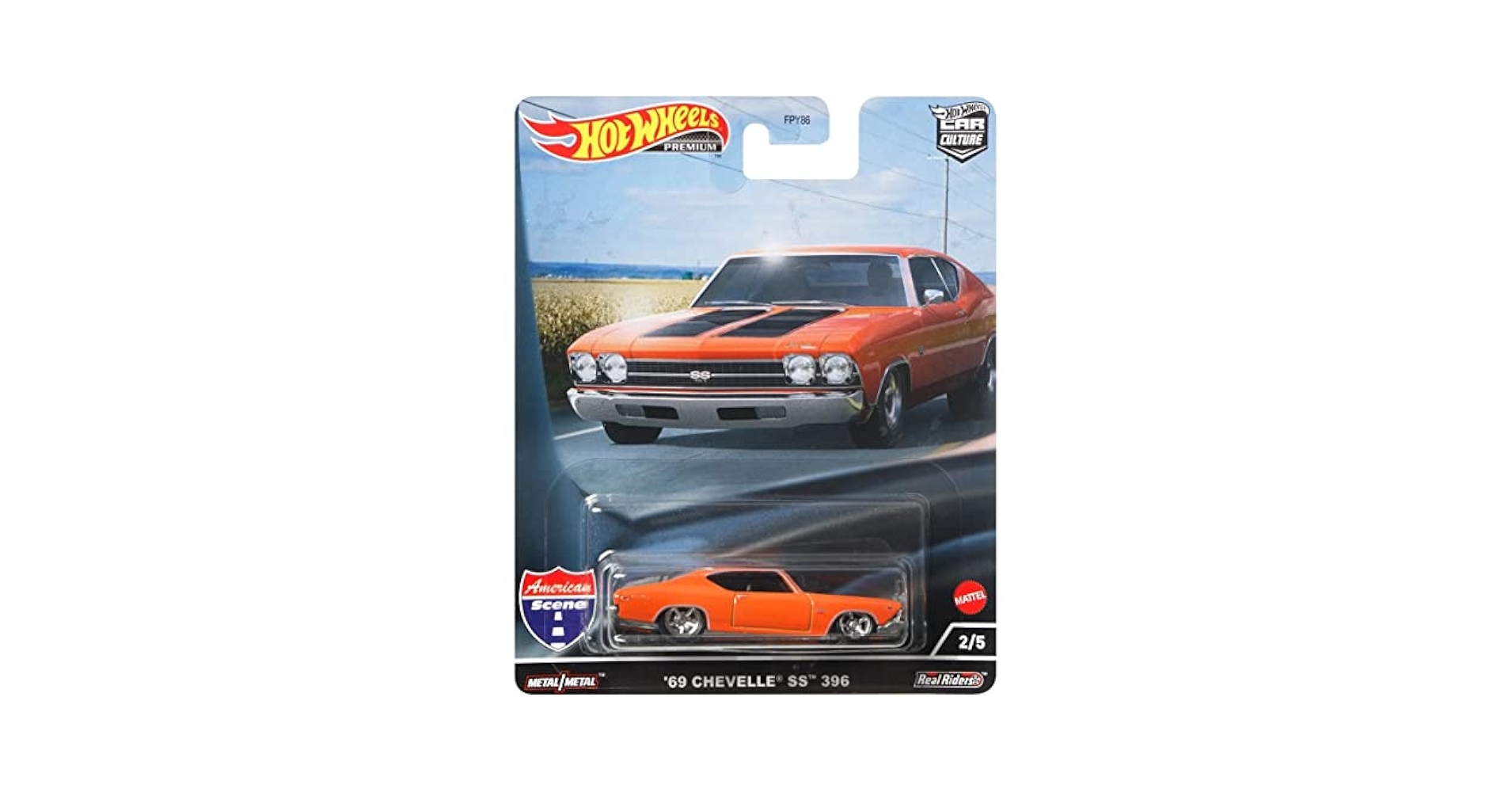 Amazon.com: Hot Wheels Premium 1969 Chevy Chevelle SS 396