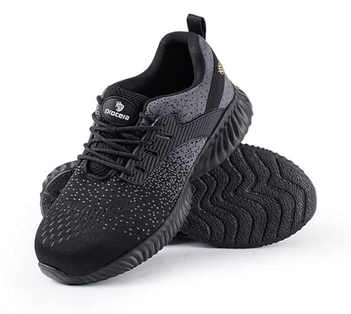 PROCERA Zapatos de Seguridad S1 Hombre, Gris, Talla 42