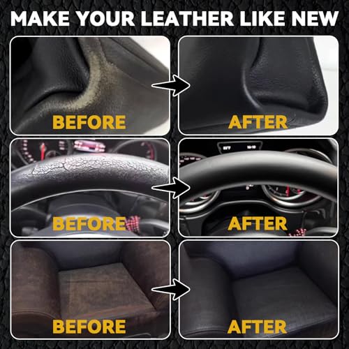 Black Leather Repair Kit Car Interior