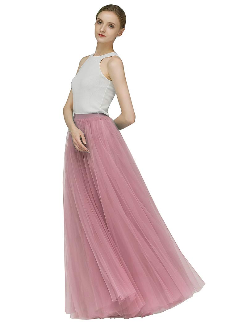 Photo 1 of EllieHouse A Line Tulle Skirt Dusty Pink S