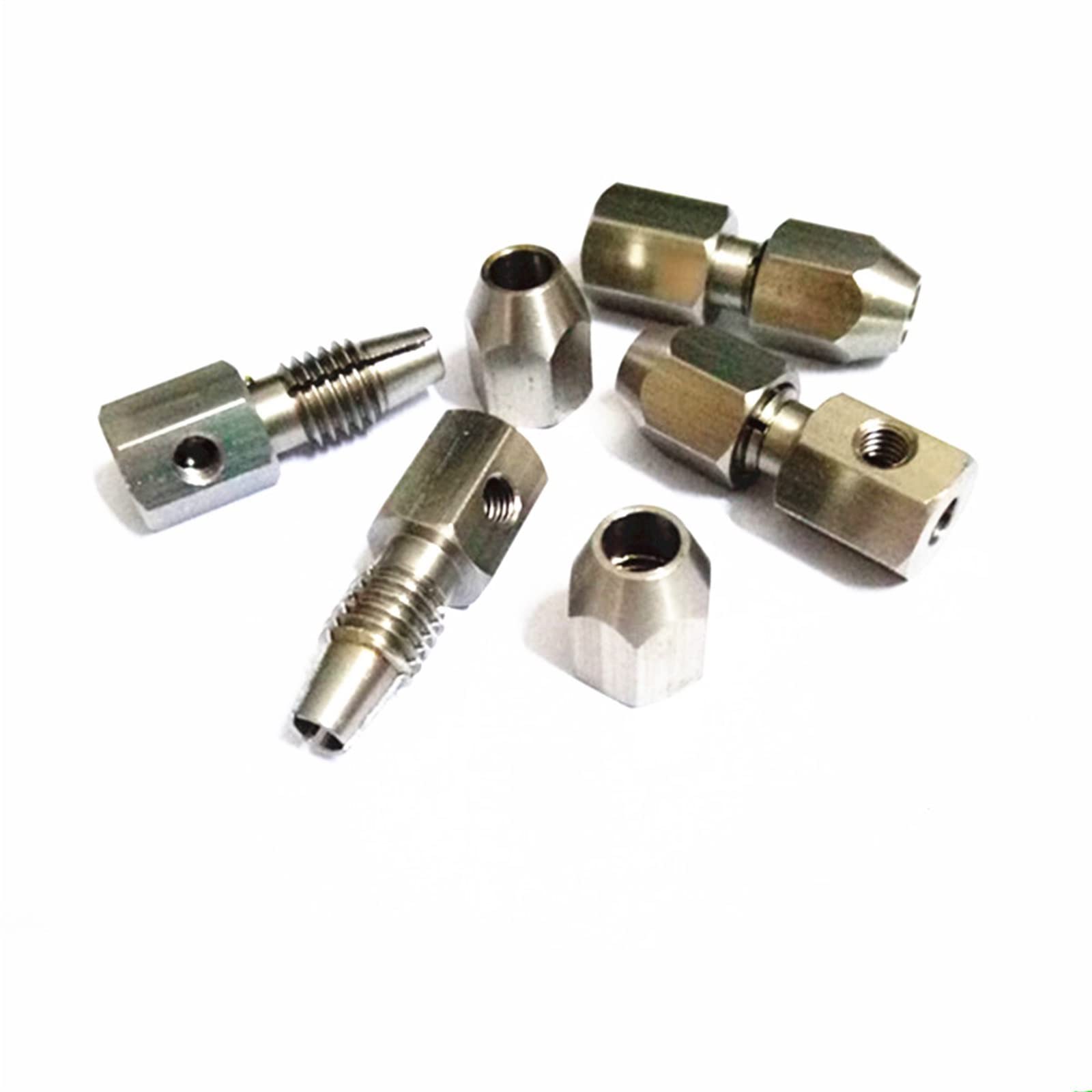 QAIXAG Rc Barca Giunto Flessibile Albero Morbido Blocco 3.18x4mm 4x4mm Flex Collet Accoppiatore For 3.18/4/5mm Albero Motore (Color : 5x4mm, Size : 1 Pc - Foto 5