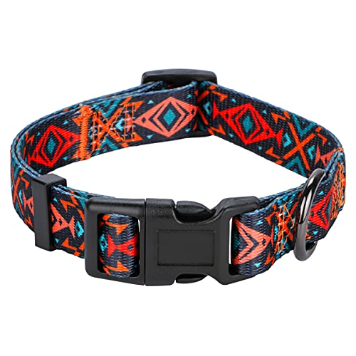 Rhea Rose Tribal Hundehalsband Aztekenmuster Verstellbare Halsbänder Medium