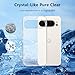 Natbok for Google Pixel 10 Pro XL Clear Case,Shockproof Soft TPU Bumper and Hard PC Back Phone Case,Non-Yellowing,Anti-Scratch,Drop Protection,Slim Fit Cover Case for Pixel 10 Pro XL,Clear