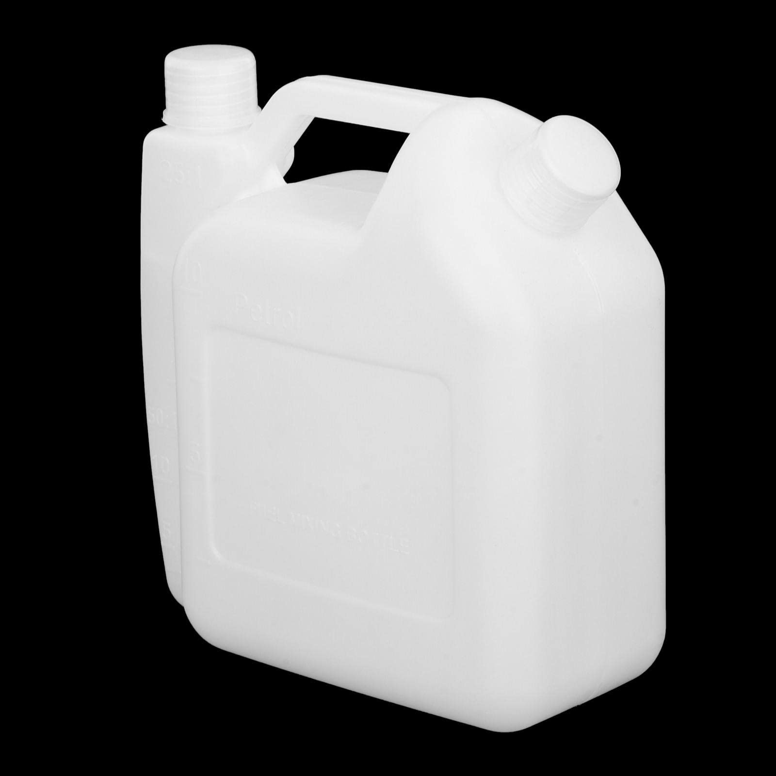 Botella de Mezcla de de Gran Capacidad Motores de 2, Mezcla 25:1 para Motosierras, 1,5 L, 5 piezas
