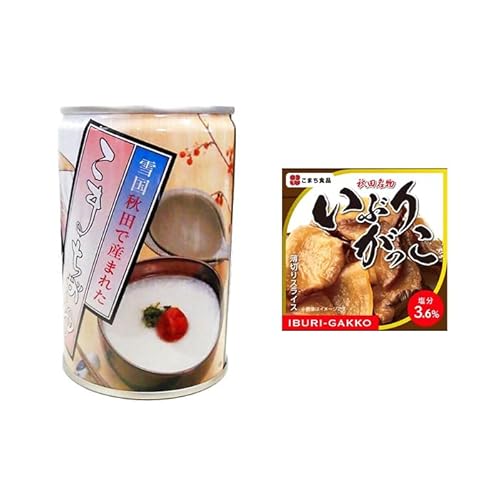 こまち食品 非常食Bセット(こまちがゆ缶21個 いぶりがっこ缶6個/セット)|秋田 秋田県 国産 お米 米 あきこまち 100% お粥 粥 おかゆ かゆ いぶりがっこ 沢庵 たくあん 漬物 備蓄 備蓄用 非常用 非常食 保存食 災害 クラフト 缶 缶詰 缶