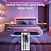 Govee 16.4ft LED Strip Lights, Color Changing Light Strips with Remote, RGB LED Lights for Room, Bedroom, Living Room, Kitchen, Home, Party, Ceiling