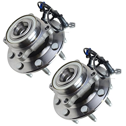 Image of TRQ 2 Piece Front Wheel Bearing & Hub Assembly Set for 2007-2010 Chevrolet Silverado 2500 HD Silverado 3500 HD 2007-2013 Suburban 2500 GMC Sierra 2500 HD Sierra 3500 HD Yukon XL 2500 2008