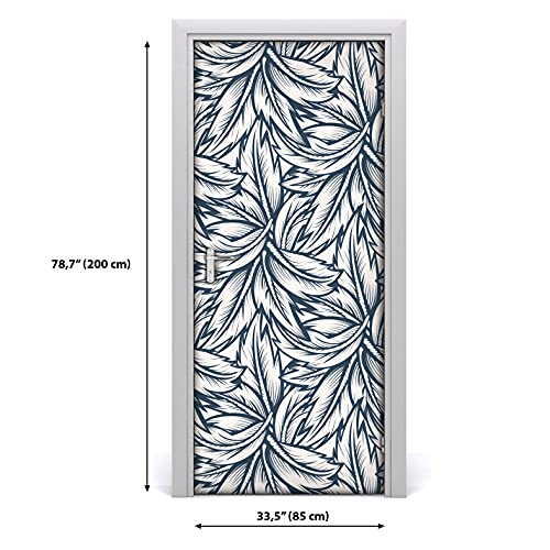 Cómo tapar imperfecciones en puertas con vinilo floral autoadhesivo de 85 cm 3