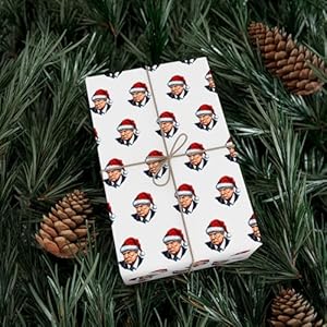 Trump Santa Gift Wrap Papers