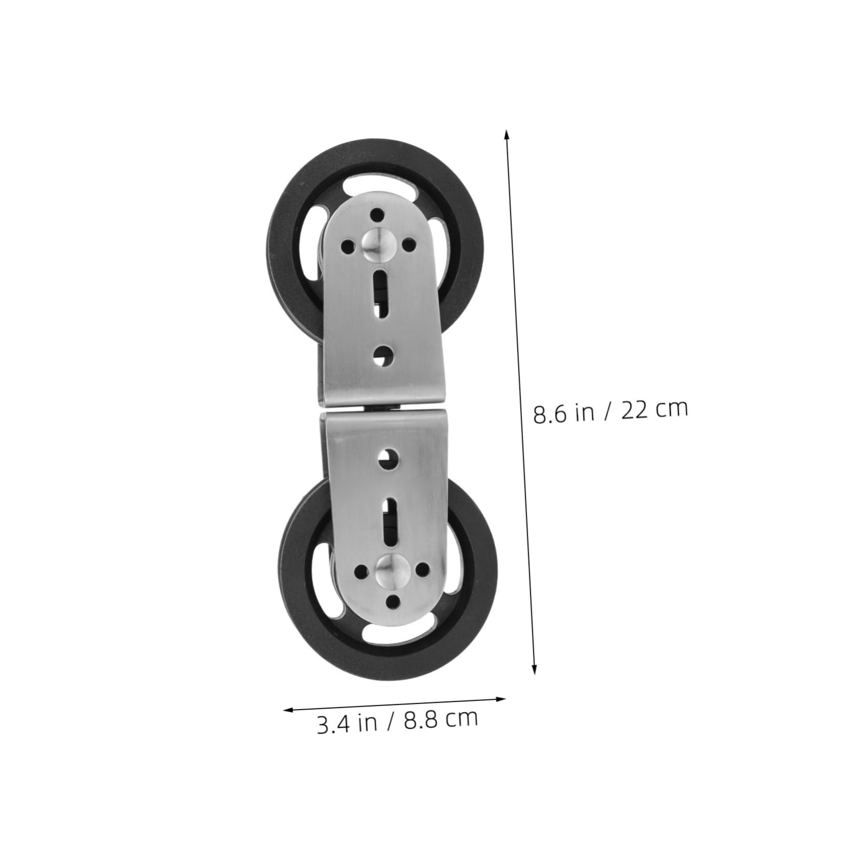 Toyvian 2 Piezas Equipo De Fitness De Doble Polea Polea Giratoria Silenciosa para Entrenamiento Casa para Gimnasio para Ejercicios Pesas y Tendedero