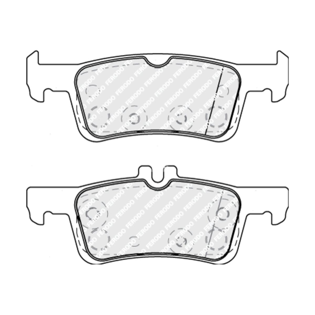Plaquettes De Freins Arrière Ferodo DS2500 Pour Renault Clio 1 Dont Williams