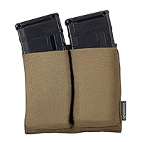 Porte Chargeur Pochette Double Mag 9mm Tactique PEW Tactical - Porte-chargeurs élastique Style Militaire Hard Force Magazine Porte Chargeur Pochette Double Mag 9mm Tactique PEW Tactical - Porte-chargeurs élastique Style Militaire Hard Force Magazine